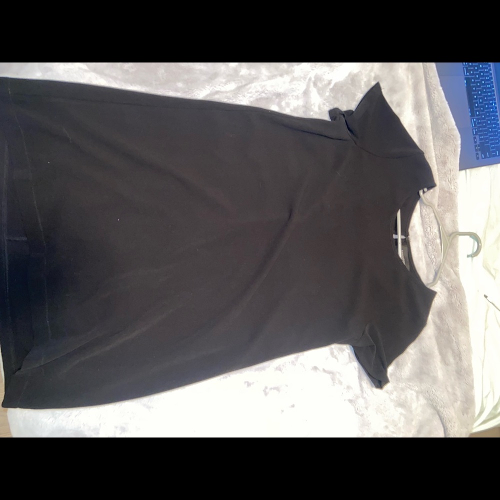 Black t shirt dress